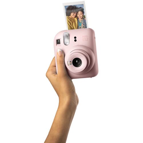 Fujifilm Instax Mini 12 Instant Camera Pastel Blue with 40 Sheets Film Bundle R3418