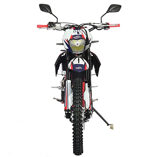 X-PRO Titan DLX 250cc Gas Dirt Bike Pit Bike Adult Bike, 21"/18" Wheels, Green A13711
