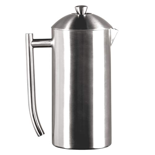 Frieling Double-Walled Stainless-Steel French Press Coffee Maker, 17 oz D60799
