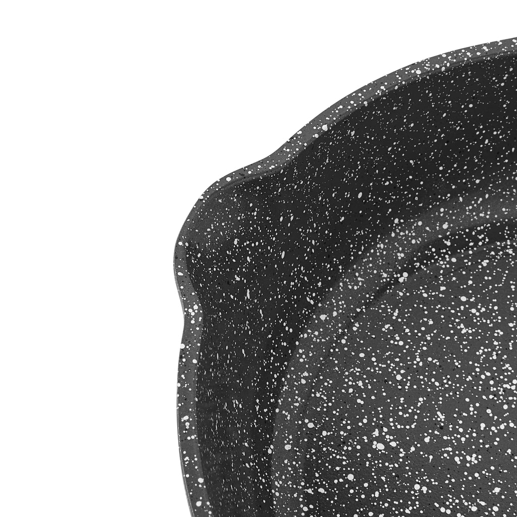 Pioneer Woman Prairie Signature Cast Aluminum 8-Inch Fry Pan, Charcoal Speckle U933275