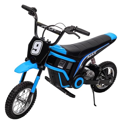 24V 350W Kids Electric Dirt Bike, 3-Speed, Off-Road Ride-On Motorcycle S465