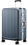 LUGGEX Aluminum Frame Carry On Luggage, 20 Inch Hard Shell Suitcase, Charcoal Metallic V31867