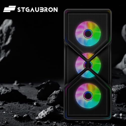 STGAubron Gaming PC Desktop, GeForce RTX 2060 Super, Intel Core i7, 16G DDR4, 1T SSD, Windows 11 Z1287