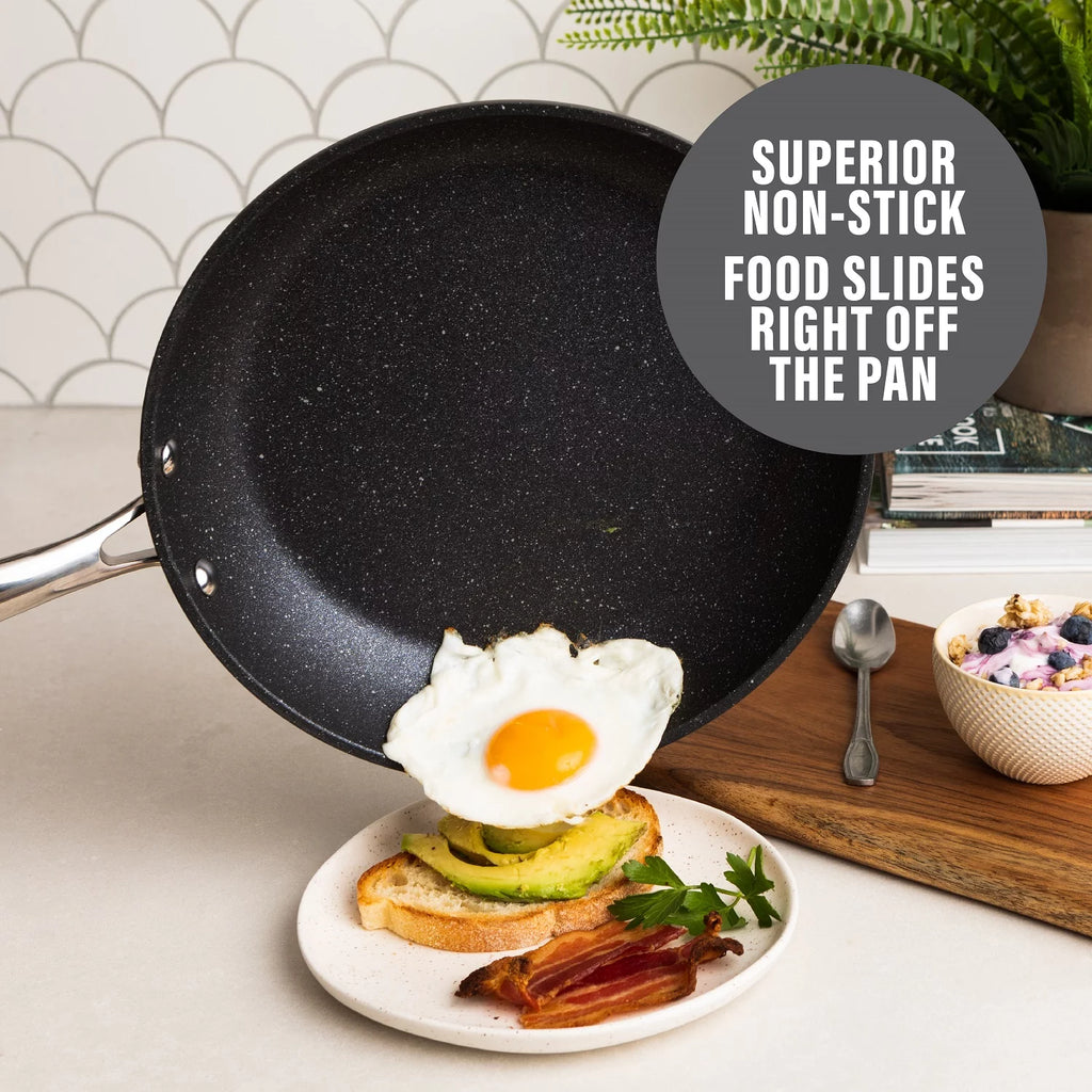 Granite Stone 15 Piece Non-stick Cookware Set, Black V295