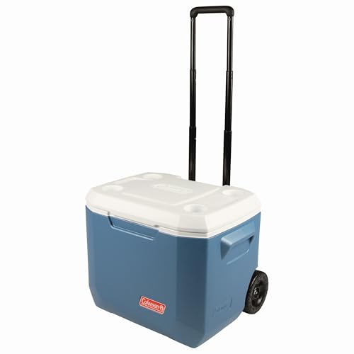 Coleman Xtreme 50qt Rolling Cooler with Wheels Y76762