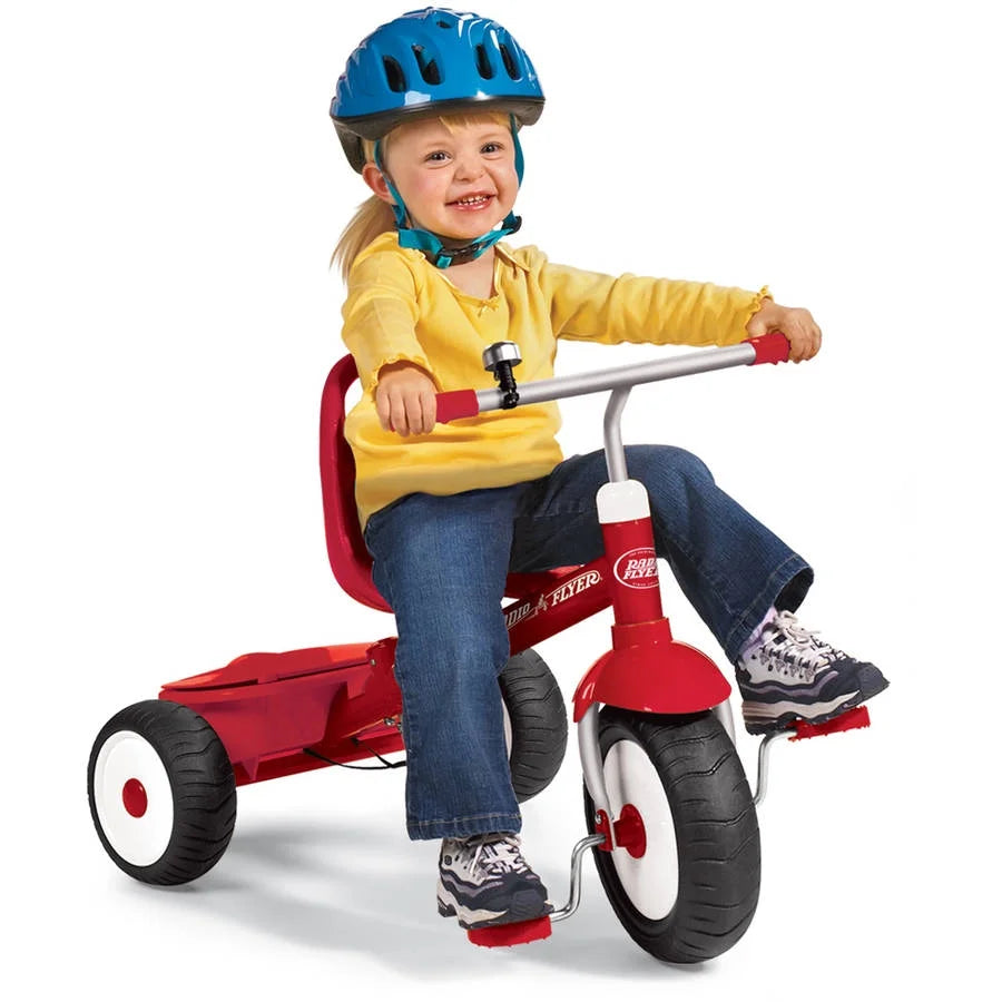 Radio Flyer Deluxe Steer & Stroll Trike, Red F638177