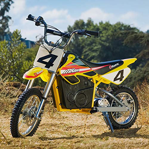 Razor MX650 Dirt Rocket Electric Motocross Off-road Bike Yellow B11856