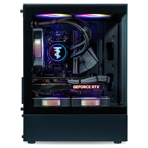 ViprTech Stryker 4.0 Liquid-Cooled Gaming PC, AMD Ryzen 7, RTX 4060, 32GB RAM, 1TB SSD, White N414