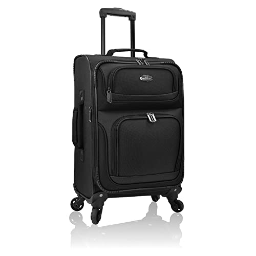 U.S. Traveler Rio Expandable Carry-on Luggage, Orange R95197