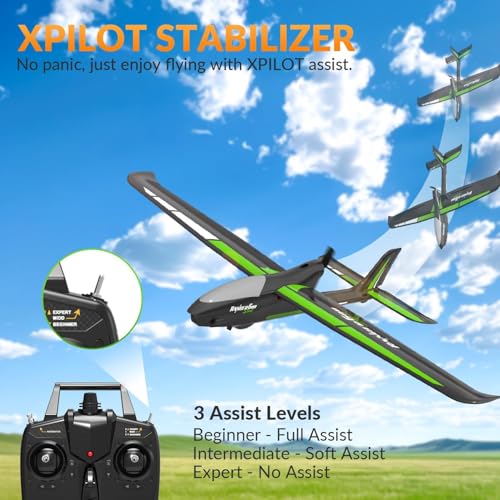 VOLANTEXRC Ranger600 Stunt RC Plane, 4CH Remote Control Glider, 6-Axis Gyro, RTF T721331
