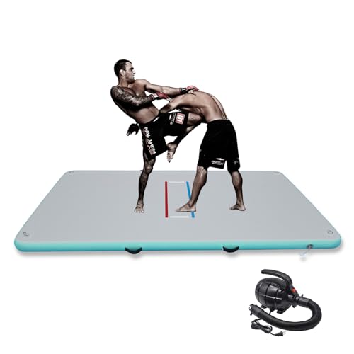 Inflatable Wrestling Mat for Adults & Kids with Air Pump, Portable MMA Training Mat Z465