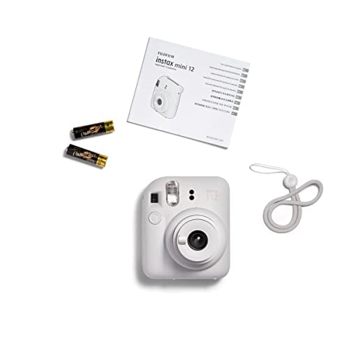 Fujifilm Instax Mini 12 Instant Camera Pastel Blue with 40 Sheets Film Bundle R3418