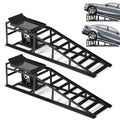 2PCS 5T Hydraulic Car Ramps, Heavy Duty Portable Vehicle Lift for Garage L579958