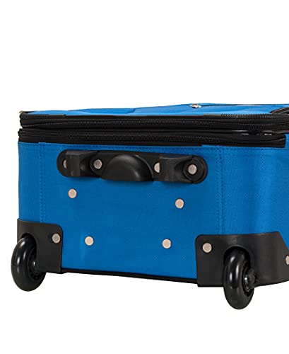 Rockland Journey Softside Upright Luggage Set, Expandable, 4-Piece K56322
