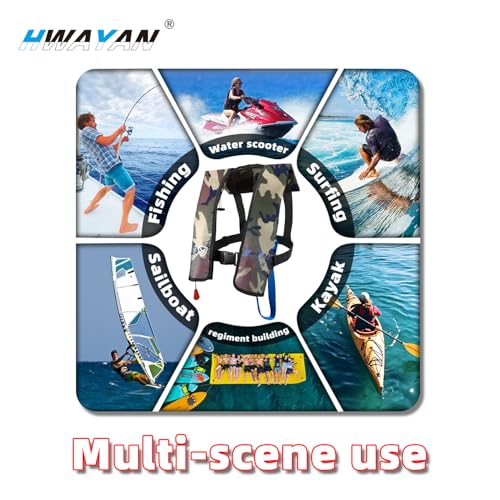 Light Inflatable Life Jacket Automatic/Manual Y726