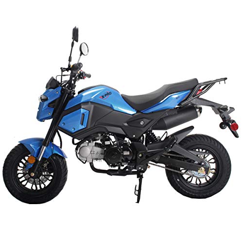 X-PRO 125cc Vader Gas Motorcycle Street Bike Blue U568