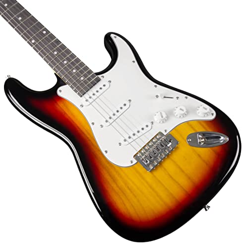 RockJam Electric Guitar Superkit with 10-watt Amp, Gig Bag & Online Lessons G895717