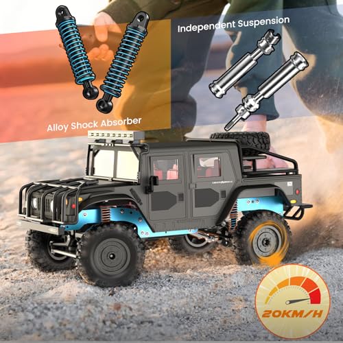 1/16 Scale 4WD RC Monster Truck, 36 KPH High-Speed, 2.4 GHz Remote Control E9489