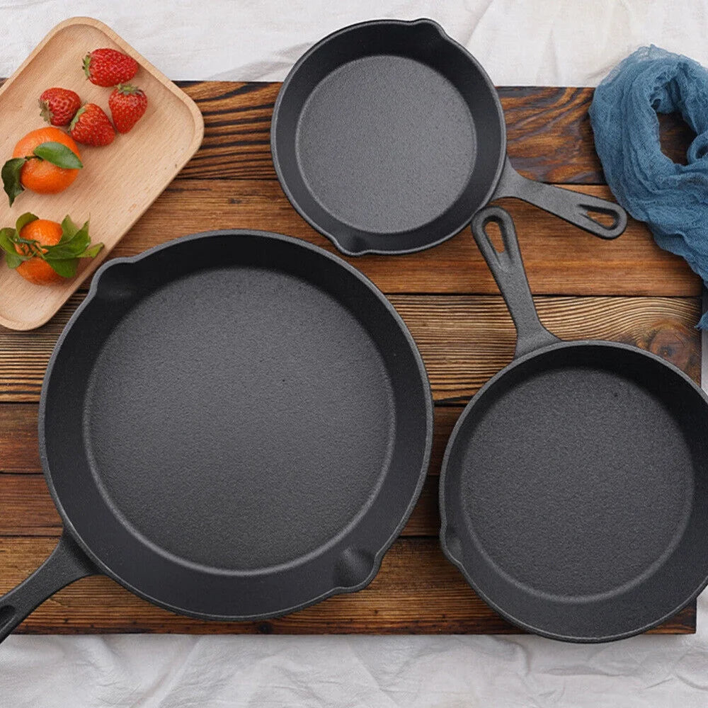 Enamel Cast Iron Mini Skillet Nonstick Frying Pan T242