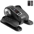Under Desk Elliptical Machine, Electric Seated Pedal Exerciser, Mini Ellipse Leg Exerciser with Remoter, 12 Level Speeds, Forward & Reverse Direction, Manual & Auto Mode for Home Office