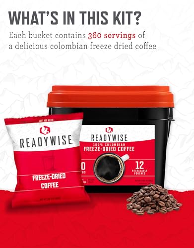 ReadyWise Emergency Food Supply 104 Servings Variety Pack Bucket A71005