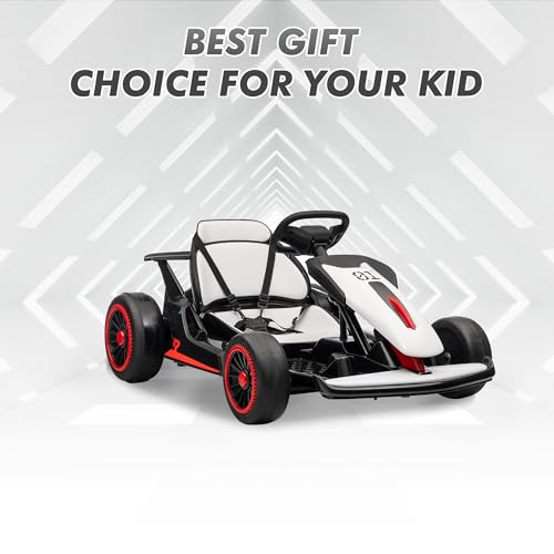 24V Electric Go Kart Drifting Ride On Car for Kids 6-12 Years Old T574114