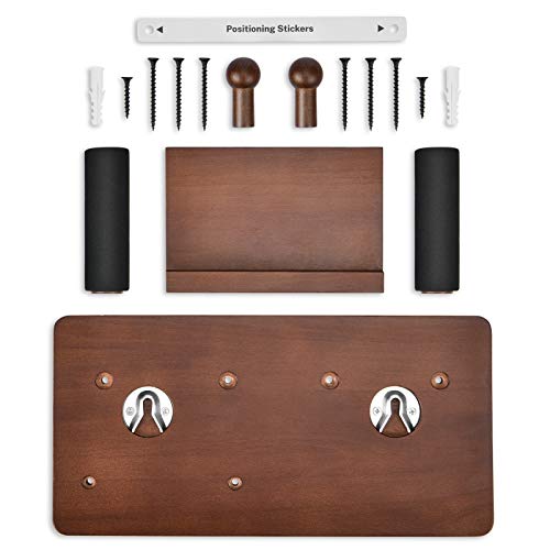 Donner Guitar Wall Mount Shelf with Pick Holder and 2 Hooks D648563