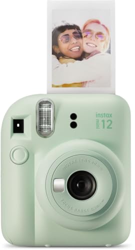Fujifilm Instax Mini 12 Instant Camera Pastel Blue with 40 Sheets Film Bundle R3418