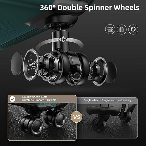 SHOWKOO Luggage Sets 3 Piece Softside Expandable Suitcase with Spinner Wheels TSA Lock K987