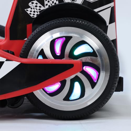 Electric Drift Kart for Kids, 36V Adjustable Ride On Toy, 350W Motor S5424