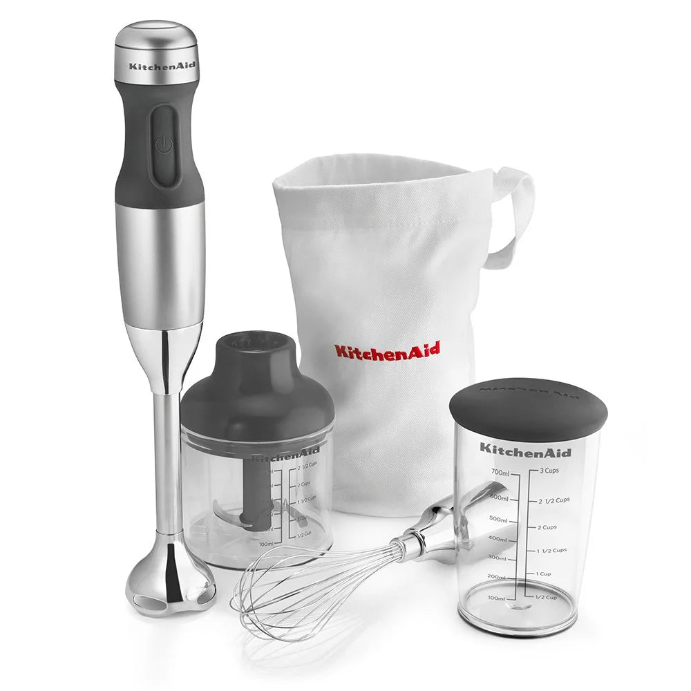 KitchenAid KHB2351CU 3-Speed Hand Blender, Contour Silver H8361