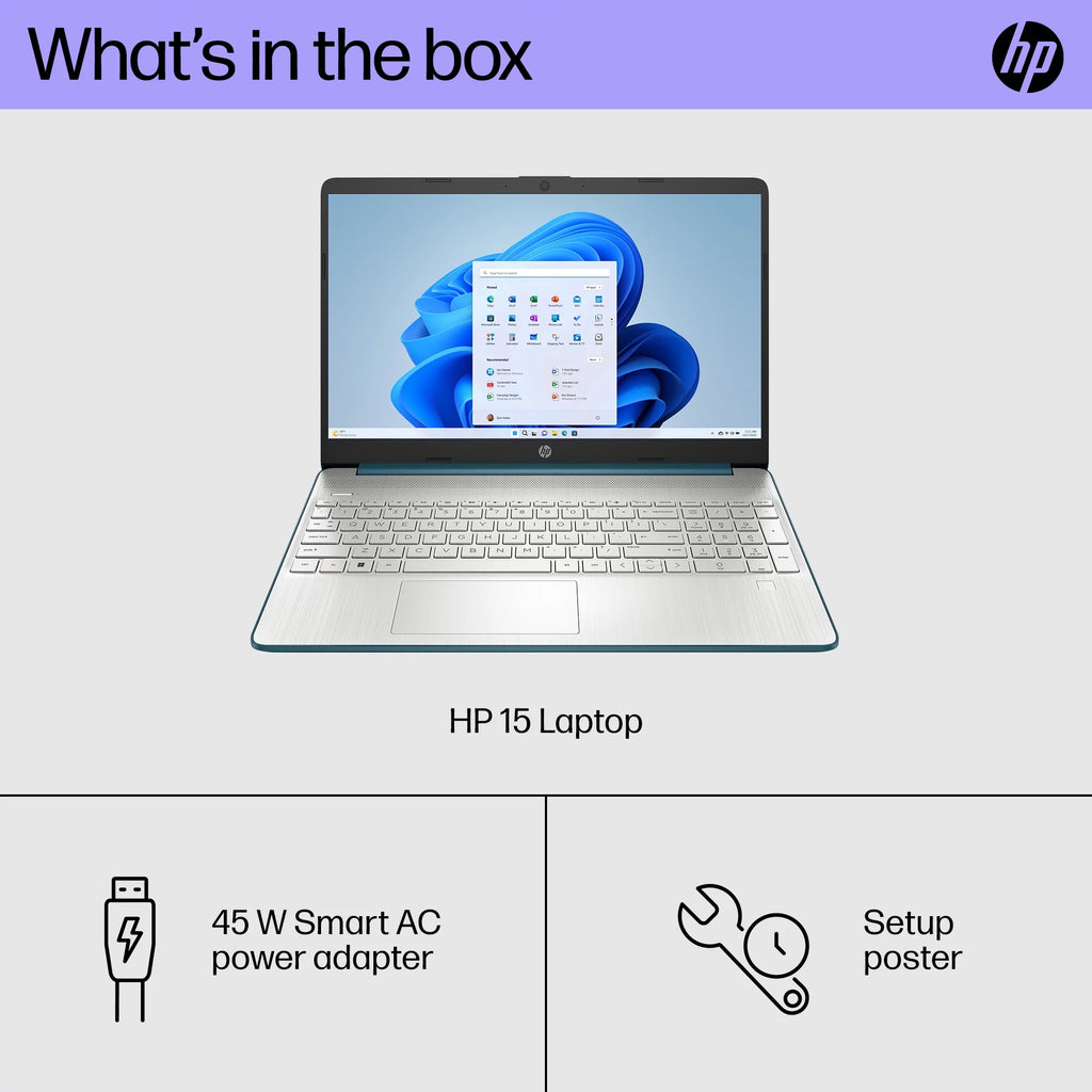 HP 15.6" FHD Laptop, Intel Core i7, 16GB RAM, 512GB SSD, Windows 11 U927