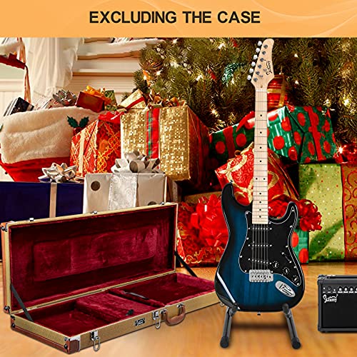 GLARRY Full Size Electric Guitar with 20W Amp and Accessories Pack (Blue) C3431