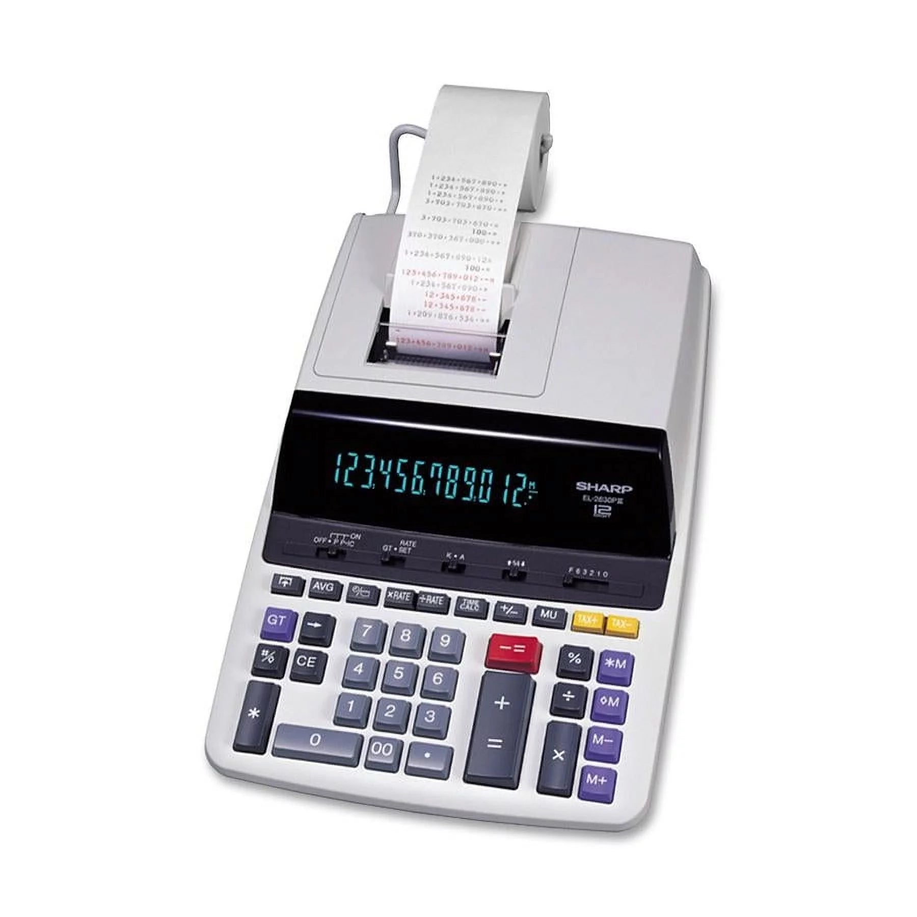 Sharp EL-2630PIII 12-Digit Commercial Printing Calculator H6151
