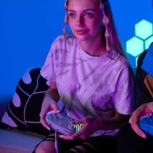 PDP Afterglow Wave Wireless RGB Gaming Controller for Nintendo Switch, Black I1528