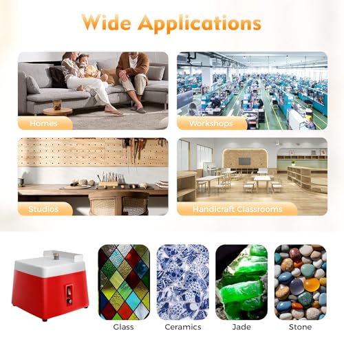 Mini Color Grinder Cordless Rechargeable Stained Glass Grinding Tool C9370
