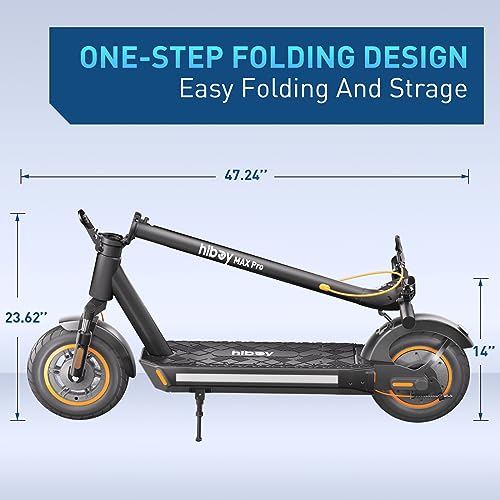 Hiboy MAX Pro Electric Scooter, 22 MPH, 650W Motor, 11" Tires Z64117