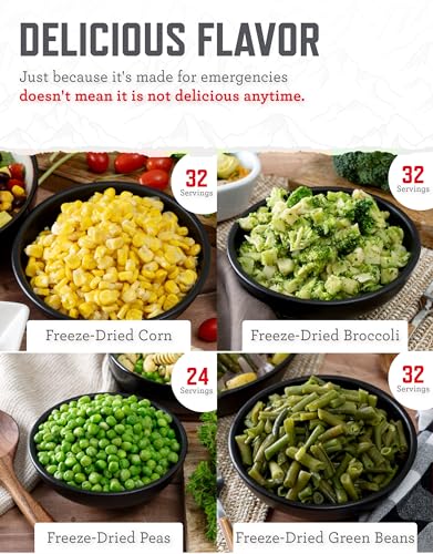 ReadyWise Emergency Food Supply 104 Servings Variety Pack Bucket A71005