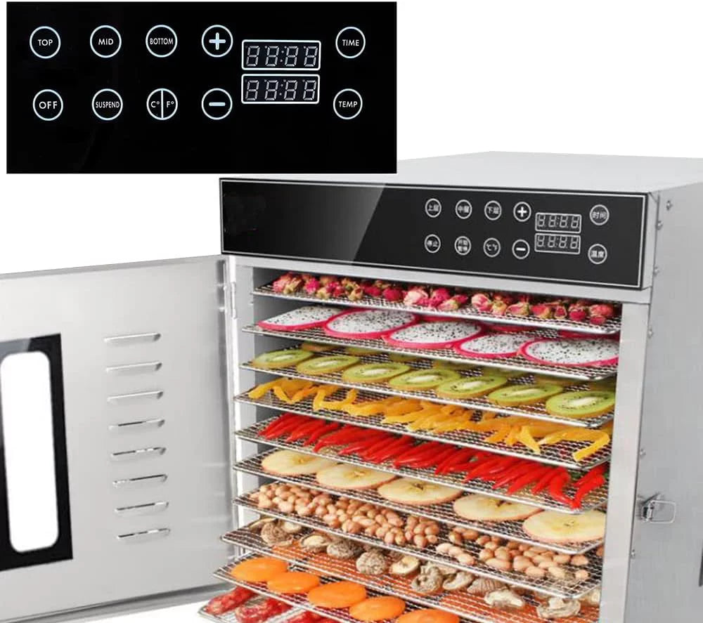 Cooler Depot Heavy Duty 30 Tray Commercial Food Dehydrator 208-240V W514