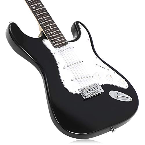 ZENY 39" Full Size Electric Guitar with Amp, Case and Accessories Pack, Blue V510838
