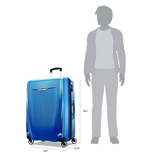 Samsonite Winfield 3 DLX Hardside Expandable Luggage, Silver, Carry-On 20-Inch F64293