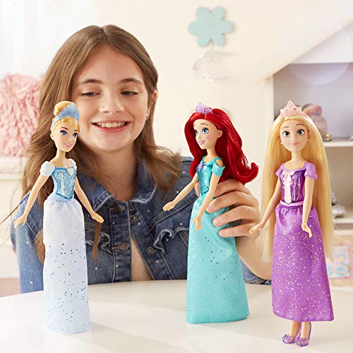 Disney Princess Royal Shimmer Rapunzel Doll with Skirt and Accessories K2417