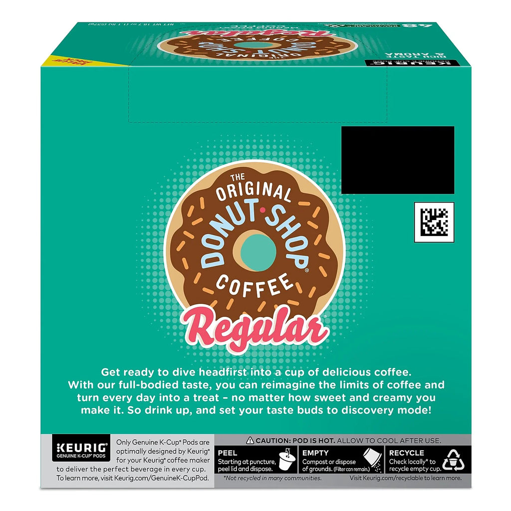 The Original Donut Shop Regular K-Cup Pods, Medium Roast Coffee, 48 Count F4187