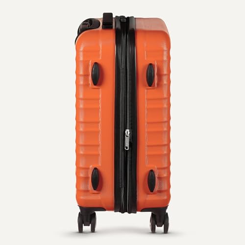 Amazon Basics 21" Hardside Carry-On Luggage with Wheels, Expandable, Black L489