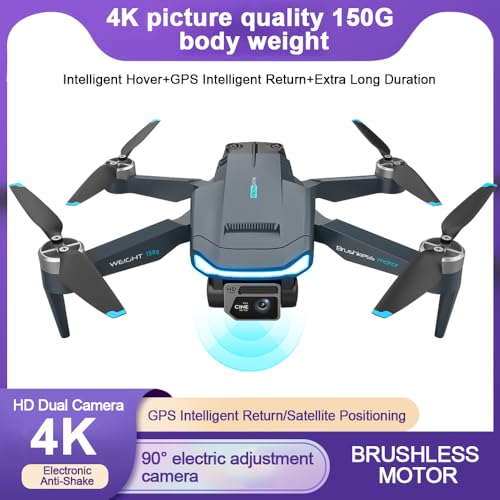 GPS Mini Drone with Camera for Adults 4K FPV, 90 Mins Flight Time E493611