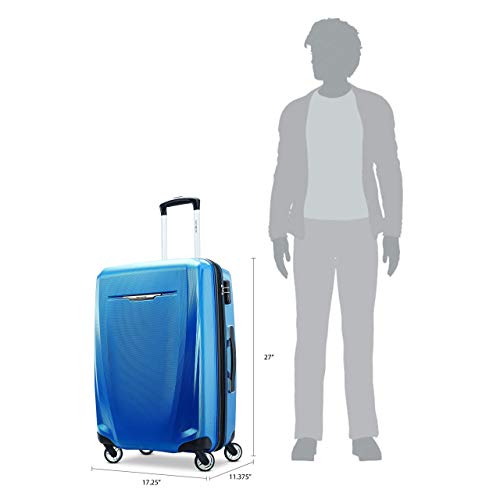 Samsonite Winfield 3 DLX Hardside Expandable Luggage, Silver, Carry-On 20-Inch F64293