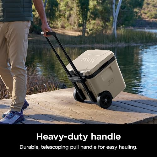Ninja FrostVault 45QT Cooler with Wheels, Lakeshore Blue M1144