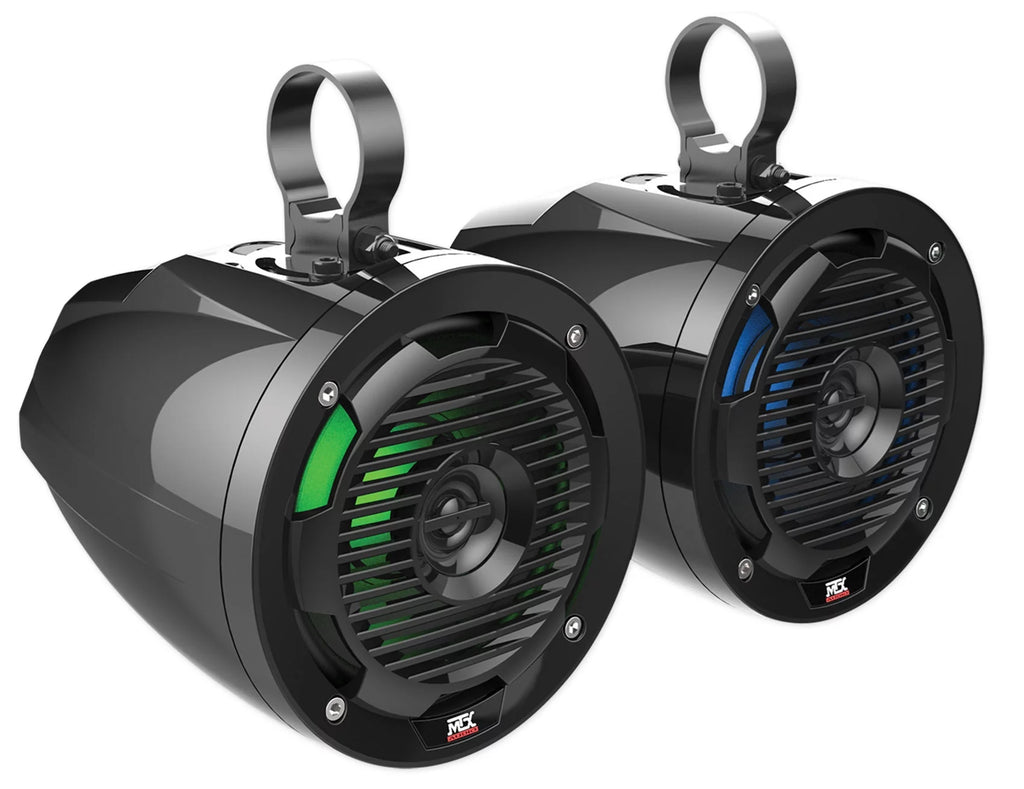 MTX MUD65PL 6.5" 200W Tower LED Speakers with Bluetooth for RZR/ATV/UTV P50148