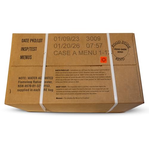 US MRE Emergency Meals 6-Pack Assorted Flavored Military Rations F6266