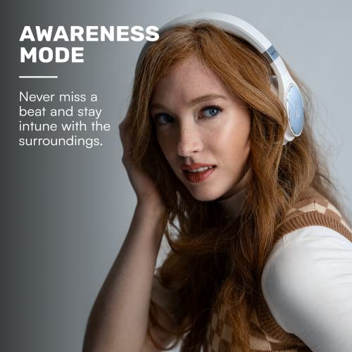 Raycon The Everyday Wireless Bluetooth Over Ear Headphones with Active Noise Cancelling, Black D622